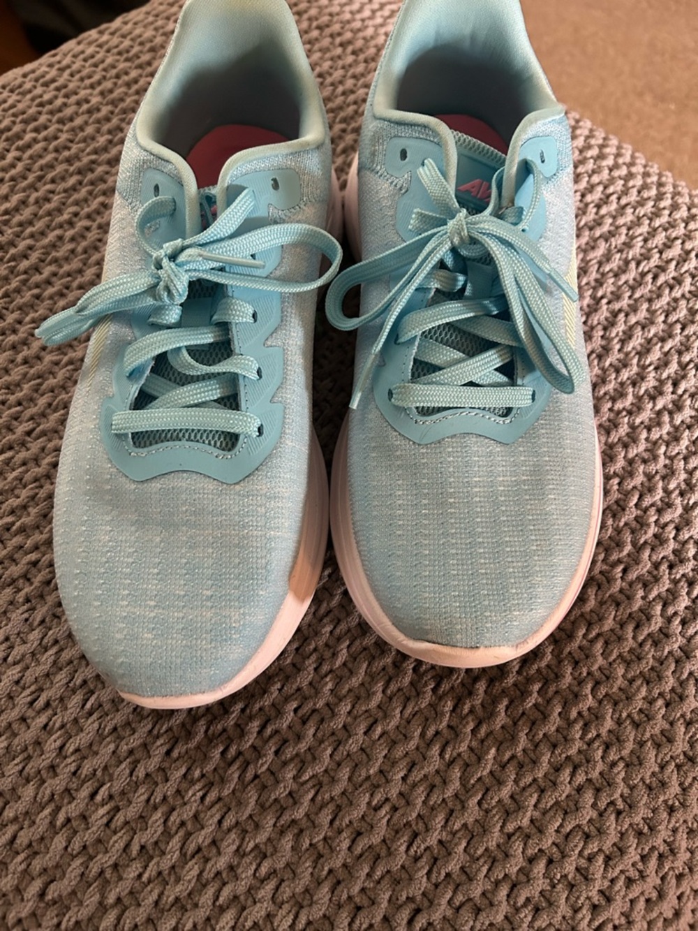 Avia Light Blue and Red Casual Trainer